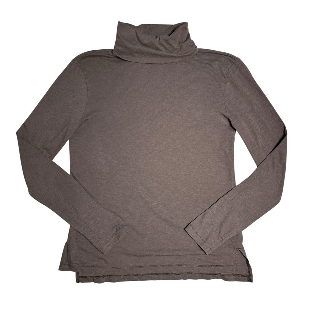 Madewell Brown 100% Cotton Long Sleeve Turtleneck Womens XS